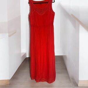 I.N. Studio Orange maxi dress
